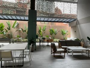 Ruang duduk di Altos de Santa Teresita