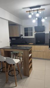 Køkken eller tekøkken på Hébergement sous les tropiques