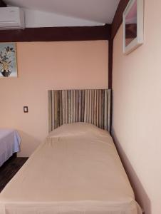 Giường trong phòng chung tại Cabaña y camping en Restaurante Blue Rock