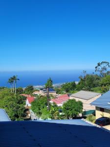 a view from the top of a roof at Villa Mont Horizon in Saint-Pierre
