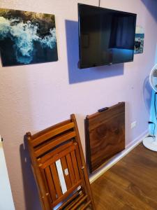 TV a/nebo společenská místnost v ubytování Yonegan Central Maui Getaways