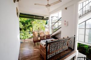 Posezení v ubytování Suwani Pinnawala Homestay