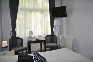 TV a/nebo společenská místnost v ubytování Hotel Georges