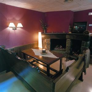 A seating area at Hotel Can Blanc