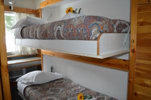 Krevet ili kreveti na sprat u jedinici u okviru objekta Residence Il Vigo di Marilleva