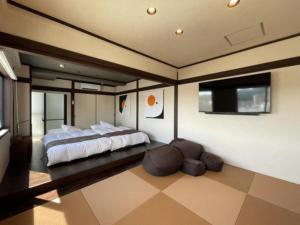 Кровать или кровати в номере Hotel Gran Casa