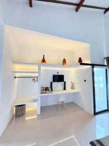 Kuchyň nebo kuchyňský kout v ubytování Watukarung Kaderi's Home
