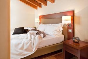 Posteľ alebo postele v izbe v ubytovaní Al Tezzon Hotel