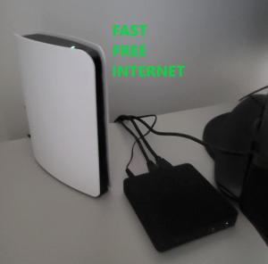 a laptop computer sitting on top of a table at Kastani Home 15 in Tartu +29 photos