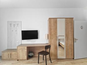 A television and/or entertainment centre at CityApt Wolfik Stockerau
