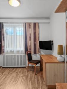 TV a/nebo společenská místnost v ubytování CityApt Wolfik Stockerau