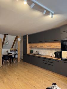 Una cocina o cocineta en Kreutzwaldi Kodu 2
