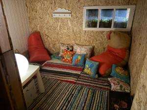 Część wypoczynkowa w obiekcie Glamping Finca el Olivo