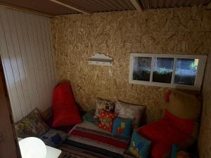 Część wypoczynkowa w obiekcie Glamping Finca el Olivo