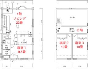 Bố cục 森の中の大型ログハウス最大16名可ペット同伴OkコテージLog
