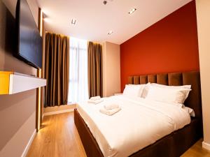 Voodi või voodid majutusasutuse My Way Rooms toas