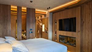 TV i/ili zabavni centar u objektu Mohe Boutique Hotel