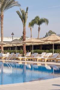 Bazén v ubytování Pyramids Park Resort Cairo nebo v jeho okolí