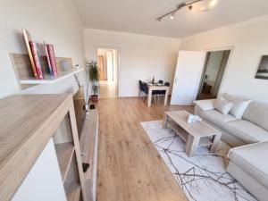 Posezení v ubytování Duna View Apartment