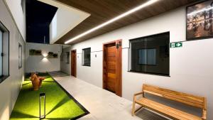 Televisyen dan/atau pusat hiburan di Residencial Bianca, Ap 13 - 1ºAndar