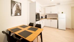 Kuchyň nebo kuchyňský kout v ubytování Ferienwohnung Lingg