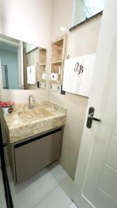 Η κουζίνα ή μικρή κουζίνα στο Residencial Bianca, Ap16 1 Andar