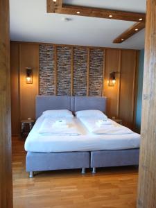 Katil atau katil-katil dalam bilik di Pension & Apartments Weissbriach