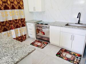 Kuchyň nebo kuchyňský kout v ubytování Paradise Palm Villa