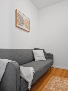 Predel za sedenje v nastanitvi Sparkassa Stockerau