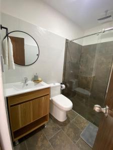 Et badeværelse på Casa Hotel Isabella