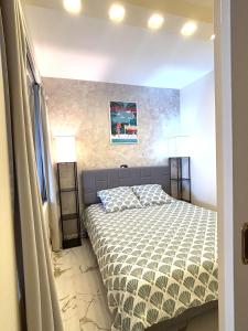 En eller flere senge i et værelse på Appartement Vue mer avec Piscine + 24 billeder