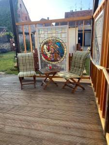 Patio nebo venkovní prostory v ubytování Gästehaus LuNa