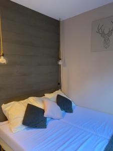 Postel nebo postele na pokoji v ubytování Havre de paix à Flaine