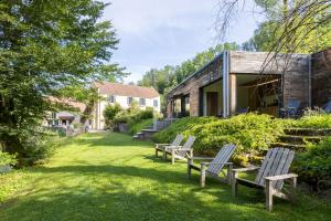 Zahrada ubytování Demeures et Châteaux Moulin des Templiers Hôtel & SPA