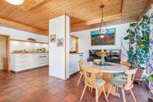 Kuchyň nebo kuchyňský kout v ubytování Gästehaus Hartwig