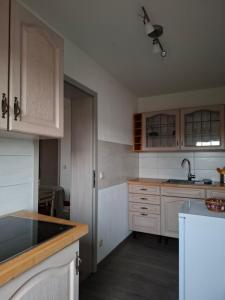 Kuchyň nebo kuchyňský kout v ubytování Gästehaus Wagner