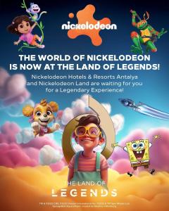 a poster for the island of legends at Rixos Premium Tekirova - The Land of Legends Access in Tekirova