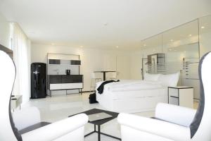 Köök või kööginurk majutusasutuses Boutiquehotel Thessoni Classic & Self service Residence Home Zürich