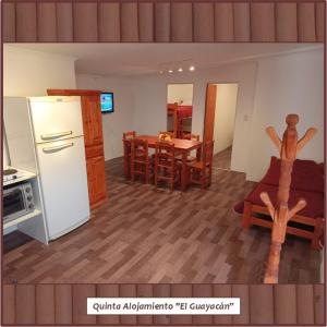 Η κουζίνα ή μικρή κουζίνα στο Quinta El Guayacán