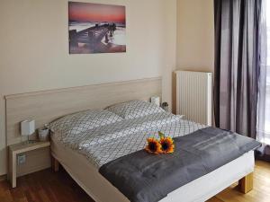 Posteľ alebo postele v izbe v ubytovaní Apartment in Miedzyzdroje near Sea Beach