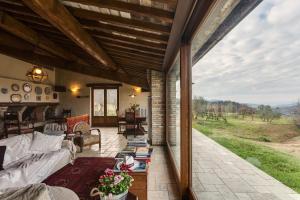 Posezení v ubytování Agriturismo Le Canterie