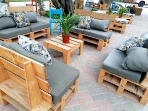 Χώρος καθιστικού στο Hotel Sol de Ocucaje #3