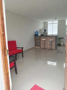 Η κουζίνα ή μικρή κουζίνα στο Huacachina house