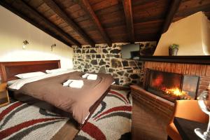 Posteľ alebo postele v izbe v ubytovaní Guesthouse Papastoikou