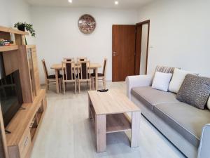 Χώρος καθιστικού στο Apartmán Marek