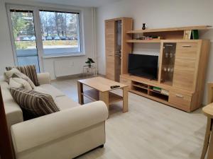 Μια τηλεόραση ή/και κέντρο ψυχαγωγίας στο Apartmán Marek