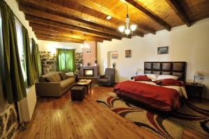 Posteľ alebo postele v izbe v ubytovaní Guesthouse Papastoikou