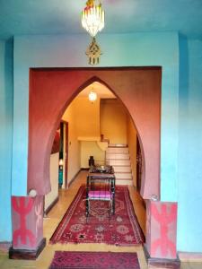 Χώρος καθιστικού στο Desert House