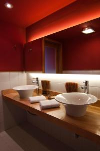 Vonios kambarys apgyvendinimo įstaigoje Destino Sur Hotel & Spa de Montaña
