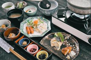 Pagkain sa o malapit sa ryokan na ito